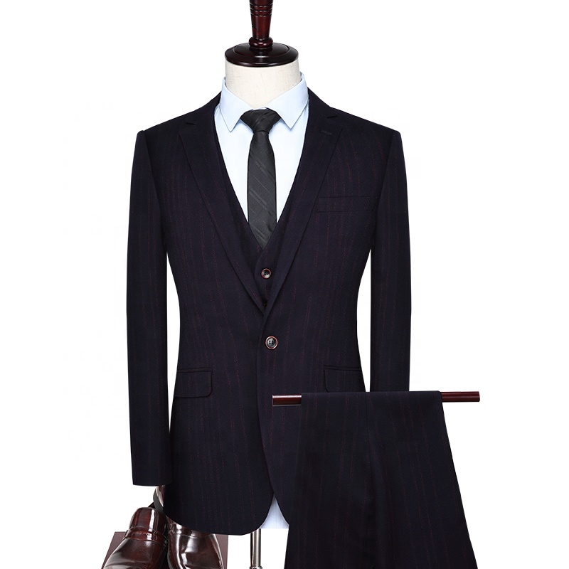 Western professional suit three-piece suit men business – Boutique De ...